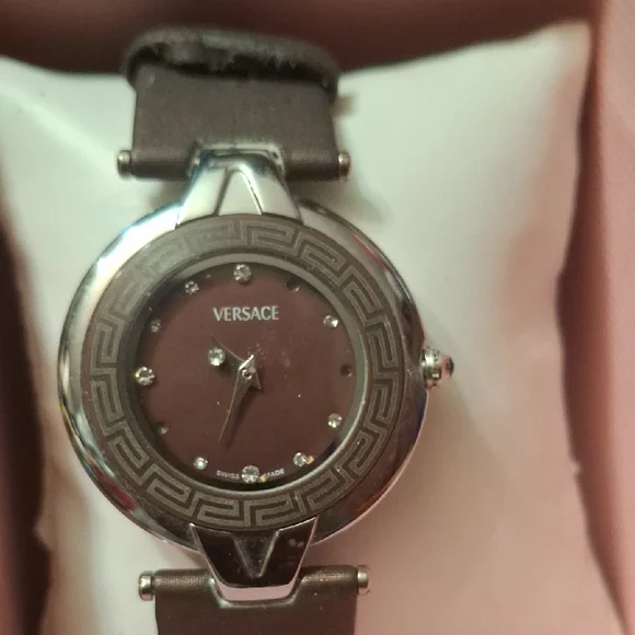 Versace | Accessories | Versace Brown Luxury Watch With  display picture 2